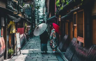 Japon calle Kioto Japon calle Kioto