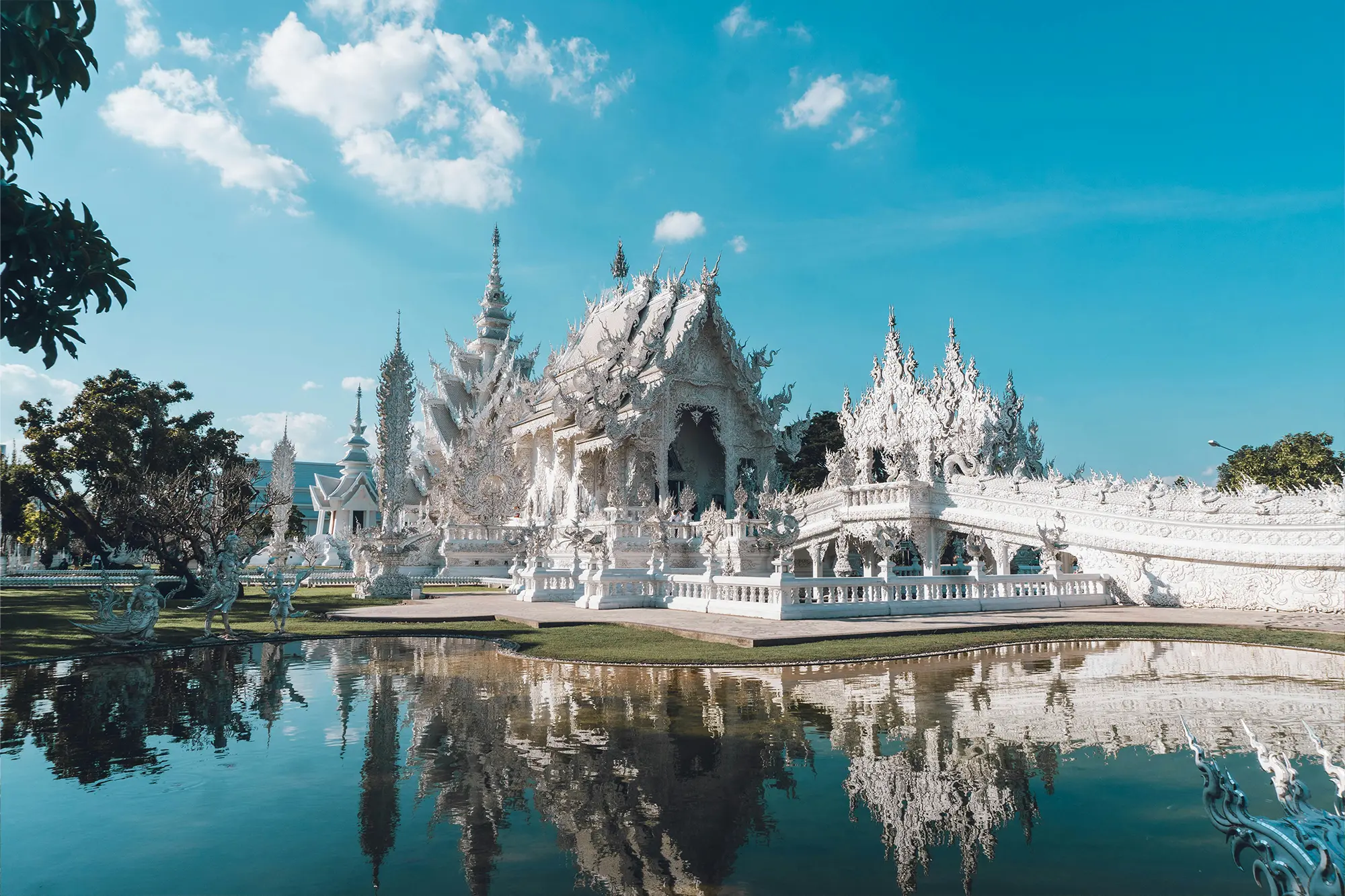 Tailandia templo blanco