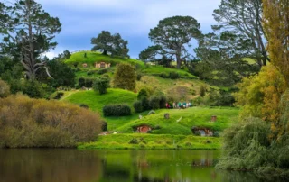Los verdes prados de Hobbiton