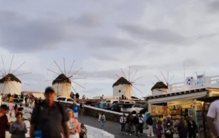 Molinos de Míkonos, Grecia Molinos de Míkonos, Grecia