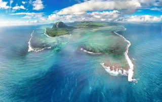 Península de Le Morne en Mauricio Península de Le Morne en Mauricio